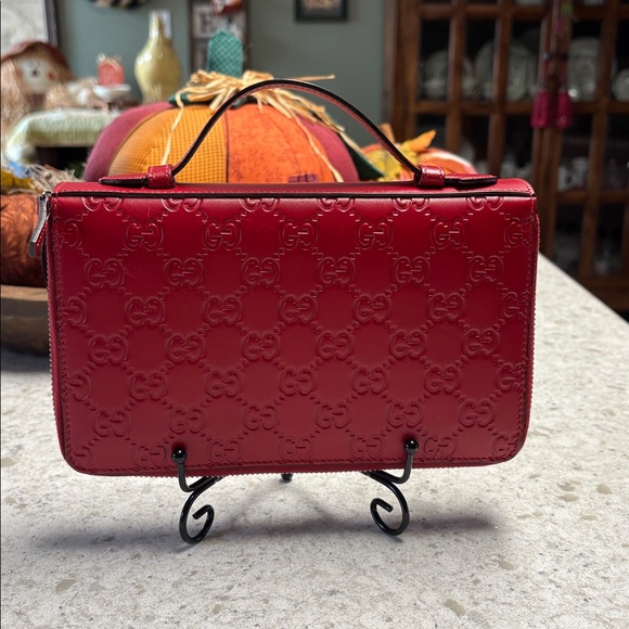 Gucci Cherry Red Organizer Wallet - Picture 4 of 10